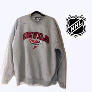CCM NHL official Devils Hoodie Grey Size L
